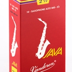 SR2625R Vandoren Java Red Alto Sax #2.5 Reeds (10)