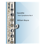 Gavotte from Symphony No. 4 - flute with piano accompaniment