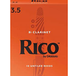 RCA1035 Rico Bb Clarinet #3.5 Reeds (10)