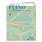 Adult Piano Adventures All-in-One Piano Course Book 1 Book with online access