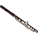 YPC81R Yamaha Pro Piccolo, Grenadilla Wood Body, Wave Cut Headjoint, Undercut Toneholes, Silver-Plated Keys, Split E, Case