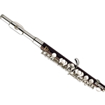 YPC82 Yamaha Pro Piccolo, Grenadilla Wood Body, Sterling Headjoint, Undercut Toneholes, Silver-Plated Keys, Split E, Case