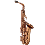 YAS-82ZIIA Custom Z Eb Alto Sax, Amber Lacquer, Annealed Body, 1-Piece Bell, Adjustable Front F Mechanism, Ribbed & Flanged Posts, V1 Neck, 4CM Mouthpiece, Case