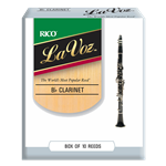 Bb Clarinet Reeds Medium (box of 10) Lavoz RCCMD