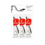 Bass Clarinet Reeds #2.5 (pack of 3) Juno JCR3125/3