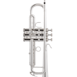 170S43GYR "Apollo" Bb Trumpet, Silver Plated, .459" Bore, 2-Piece #43 Bell with Gold Brass Stem & Yellow Brass Flare, 6R Leadpipe, Lightweight Body, 7C Mouthpiece, Case