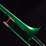 22HGREEN Standard Trombone, Green Lacquer