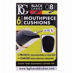 A10L SAX Mouthpiece Cushions - Black Large 0.8mm (Pack of 6)
