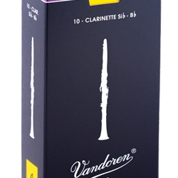 CR104 Vandoren Traditional Bb Clarinet #4 Reeds (10)