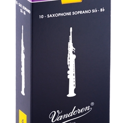SR204 Vandoren Traditional Soprano Sax #4 Reeds (10)