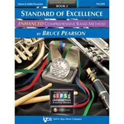 Standard of Excellence Book 2 enhanced Drums & Mallet Percussion with IPS access