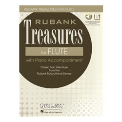 Rubank Treasures for Flute  with online audio access and printable piano accompaniment