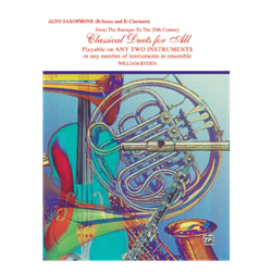 Classical Duets for AllFrom the Baroque to the 20th Century  - Eb Saxophones or Clarinet