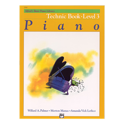 Alfred's Basic Piano Library Technic Book 3