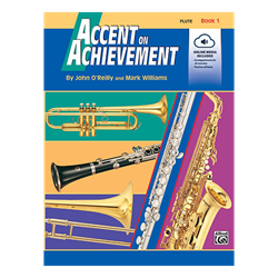 Accent on Achievement Book 1 Flute with online access