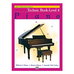 Alfred's Basic Piano Library Technic Book 4