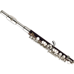 YPC82 Yamaha Pro Piccolo, Grenadilla Wood Body, Sterling Headjoint, Undercut Toneholes, Silver-Plated Keys, Split E, Case