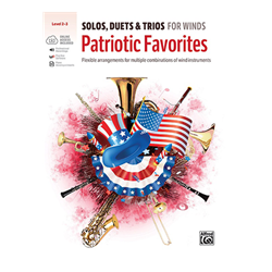 Patriotic Favorites - Solos, Duets and Trios for winds - playable on any combination of instruments - Flute or Oboe Book