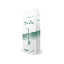 Bass Clarinet Reeds Medium (box of 5) Lavoz REC05MD