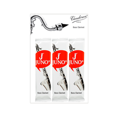 Bass Clarinet Reeds #2.5 (pack of 3) Juno JCR3125/3