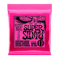 Electric Guitar Strings 9-42 Ernie Ball 2223