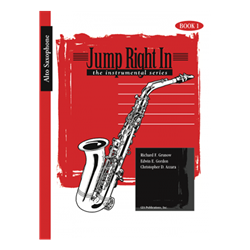 Jump Right In: Student Book 1 - Alto Saxophone with online audio