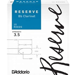 DCR1035 Rico Reserve Bb Clarinet #3.5 Reeds (10)