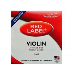 Violin String Set 3/4 Red Label Supersensitive SS2105