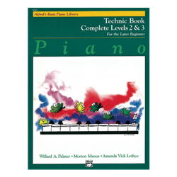 Alfred's Basic Piano Library Technic Book 2 & 3 complete