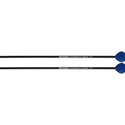 F1.5 Marimba Mallets - Medium - Blue Yarn - Birch