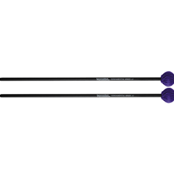 F2 Marimba Mallets - Hard - Purple Yarn - Birch