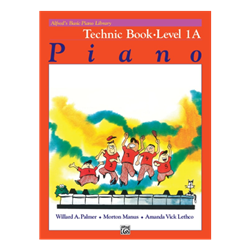 Alfred's Basic Piano Library Technic Book 1A