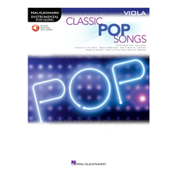 Classic Pop Songs  for Viola with online audio access